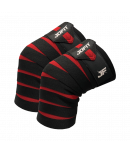 Jofit Knee Wraps Siyah - Kırmızı